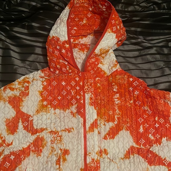 Louis Vuitton Jackets & Coats Mens Large Orange And White Louis
